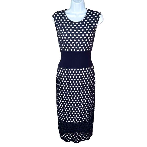 Bailey 44 Blue Cut Out Sleeveless Sheath Dress Small - Picture 9 of 9